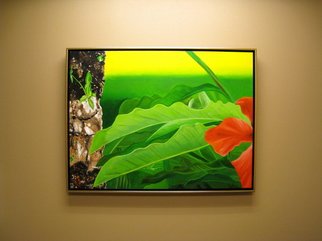 Artie Abello; Leafcutters, 2009, Original Painting Oil, 40 x 30 inches. 