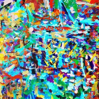 Alessandro Tognin; Tie Break Rule, 2016, Original Painting Acrylic, 120 x 80 cm. Artwork description: 241  Tie Break Rule, Immagine The Colour of Your Life ...