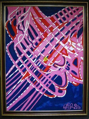 Alexey Grishankov; The Great Tornado In Florida, 2011, Original Painting Oil, 60 x 80 cm. Artwork description: 241 abstract, fantasy art abstract composition expressive colours modernabstract, fantasy...