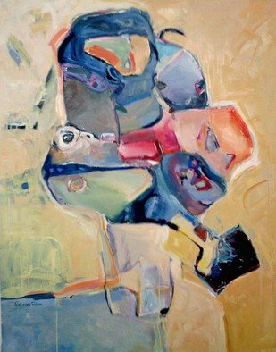 Ruiz Alejandro; Man With Pipe, 2013, Original Painting Other,  81 cm. 