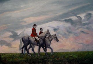 Eleanor Hartwell; Greys, 2003, Original Painting Oil, 24 x 18 inches. 