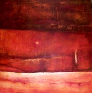 Ana Marini Genzon; Red Layers, 2005, Original Painting Acrylic, 48 x 48 inches. 