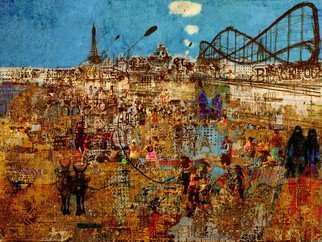 Andrew Mercer; Day Trip To Blackpool, 2018, Original Digital Print, 50 x 35 cm. Artwork description: 241 A work about the phenomena that is Blackpool...