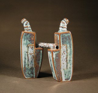 Angela Hung; Vinegar And Oil Bottles, 2006, Original Ceramics Other, 6 x 8 inches. 