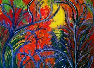 Ania Milo; Falling Into Fall, 2011, Original Painting Acrylic, 30 x 40 inches. Artwork description: 241  Abstract depiction of the fall season.   ...