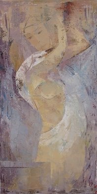 Anna Medvedeva; Leda, 2008, Original Painting Oil, 18 x 36 inches. 