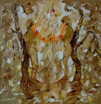 Ara Ghevondyan; Composition Meeting, 2014, Original Painting Oil, 61 x 61 cm. Artwork description: 241 Meeting, love, waiting...
