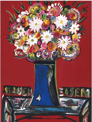 Michael Raucheisen; Flowers For Corina, 2008, Original Painting Acrylic, 9 x 12 inches. 