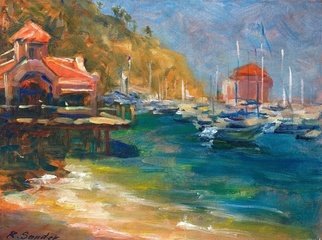 Rafael Sander; Harbor Catalina Island, 2012, Original Painting Oil, 12 x 16 inches. Artwork description: 241     Catalina Island   ...
