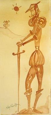Roger Cummiskey; Quijote, 2005, Original Painting Other, 6 x 16 inches. Artwork description: 241 Happy Birthday Don!...