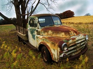 Tammy Gatten; Left Out, 2008, Original Photography Other, 20 x 16 inches. Artwork description: 241  A vintage pickup left out in a field in the midwestern state of Oklahoma. The rust and the field complimented each other both having done their share of work in days past. ...