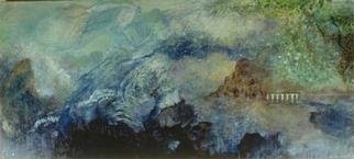 Audri Phillips; Lost Worlds, 2002, Original Painting Oil, 7 x 3 feet. Artwork description: 241 Ocean meets land.world is created.Oil on mesonite. ...