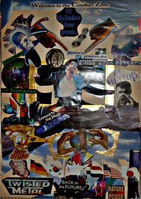 Avinash Shamdasani; History  Michael Jackson, 2005, Original Collage, 13 x 21 inches. Artwork description: 241 HISTORY- Micheal Jackson collage...