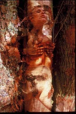 Alessandro Zanazzo; DAPHNEE The Metamorphosis, 2007, Original Photography Color, 30 x 40 cm. Artwork description: 241  The Mythological Legend of Daphne transformed into a tree , from the Poem The Metamorphosis of Ovidio, latin writer 43 b. C. dead 17 a. C. This image has been published on the Art magazine Accrochage, Switzerland for the International fair of Art at Montreaux...