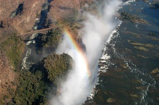 Alessandro Zanazzo; Flying Over Human S Passions, 2007, Original Photography Digital, 70 x 51 cm. Artwork description: 241 Aerial photography. Victoria Falls. Africa. Nature. Water falls.An Artist should be able to search the ethernity in the subjects he she photographs, becomingone, the same thing with his her subject, one soul with the subject, i nthe infinite mistery of an instant. ...