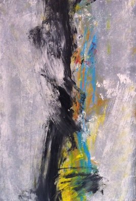 Balint Tisch; BLACK SATURA IX, 2016, Original Painting Acrylic, 26.7 x 19 inches. Artwork description: 241      contemporary, hungarian, abstract, expressionist, noise,      ...
