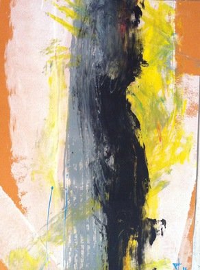 Balint Tisch; BLACK SATURA VIII, 2016, Original Painting Acrylic, 26.7 x 19 inches. Artwork description: 241      contemporary, hungarian, abstract, expressionist, noise,      ...