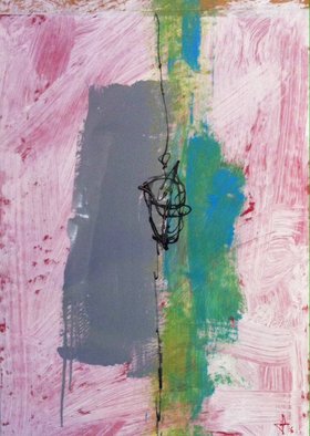 Balint Tisch; KERNEL VII, 2016, Original Painting Acrylic, 26.7 x 19 inches. Artwork description: 241    contemporary, hungarian, abstract, expressionist, noise,    ...