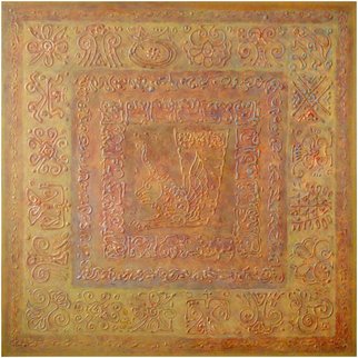 Abdolhosein Banafian; Niakan 4, 2012, Original Painting Other, 100 x 100 cm. Artwork description: 241     painting abstract cultur iranian persian artist    ...