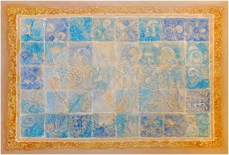 Abdolhosein Banafian; Niakan 9, 2012, Original Painting Other, 100 x 150 cm. Artwork description: 241          painting abstract cultur iranian persian artist         ...