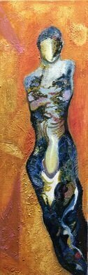 Becky Soria, 'Nova Rising', 2021, original Painting Acrylic, 24 x 8  inches. Artwork description: 1911 from the collection   Consequential Journeys ...