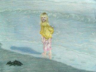 Isabella Mccartney; Sarah, 2008, Original Drawing Other, 25 x 19 inches. Artwork description: 241   Beach, Ocean     ...
