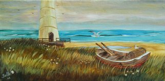 Isabella Mccartney; The Passage Maker, 2008, Original Painting Acrylic, 16 x 10 inches. Artwork description: 241    Sailboat, Lighthouse    ...