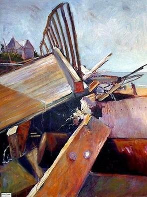 Beverly Furman; AFTER THE STORM, 2005, Original Painting Acrylic, 30 x 40 inches. Artwork description: 241 Depiction of what was left of 
