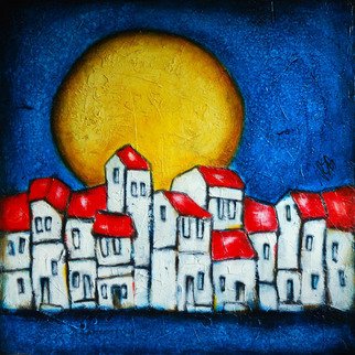 Nebojsa Jovanovic; Another Day Gone, 2011, Original Painting Acrylic, 30 x 30 inches. Artwork description: 241          abstract cityscape         ...