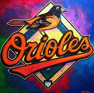 Bill Lopa; Baltimore Orioles, 2017, Original Printmaking Giclee, 40 x 30 inches. Artwork description: 241 Baltimore Orioles Logo...