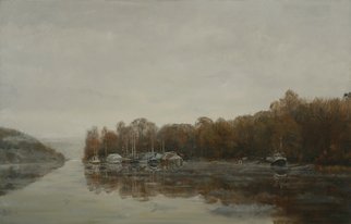 Arne Borring; November, 2006, Original Painting Oil, 180 x 115 cm. 
