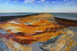 Arturas Braziunas; Sand Dunes, 2019, Original Painting Oil, 150 x 100 cm. Artwork description: 241 Original oil paintings on canvas direct from author, international delivery is available...