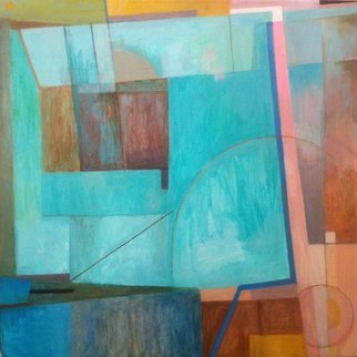 Brian Potter; Glade, 2012, Original Painting Acrylic, 32 x 32 inches. Artwork description: 241     Geometric Abstraction, cubism    ...