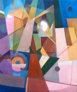 Brian Potter; Riddle, 2012, Original Painting Acrylic, 30 x 40 inches. Artwork description: 241    Geometric Abstraction, cubism   ...