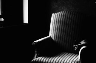 Bruce Panock; Chair, 2007, Original Photography Black and White, 16 x 21 inches. Artwork description: 241  A subdued antural lightImages are pritned on archival papers with archival inks.Different sizes are available upon request.    ...
