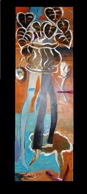 Marilena Bruni; Tango Matisse, 2011, Original Mixed Media, 50 x 150 cm. Artwork description: 241   acrilico, gesso e bitume su tela  ...