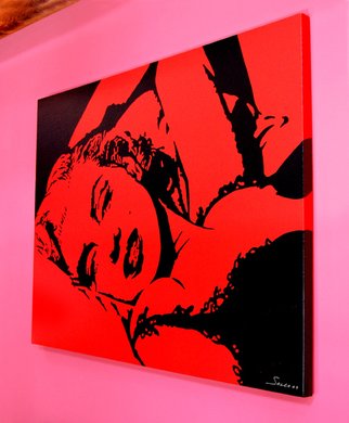 Bernard Solco; Marilyn, 2015, Original Painting Acrylic, 3 x 4 feet. 