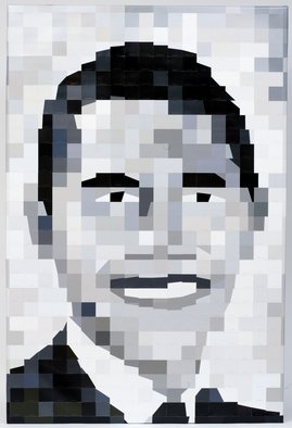 Carlos Tirado; Barac Obama, 2011, Original Mixed Media, 48 x 72 inches. 