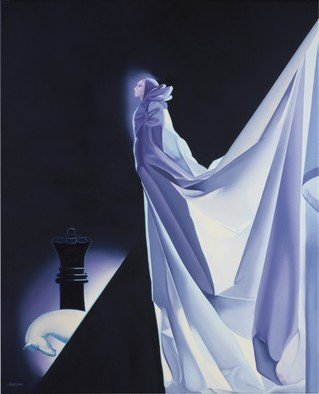 Carlos Dugos; Personage, 2006, Original Painting Oil, 81 x 100 cm. 