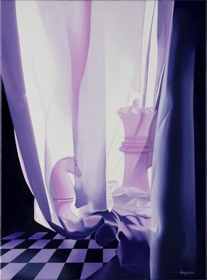 Carlos Dugos; Sir Lancelot, 2006, Original Painting Oil, 54 x 73 cm. 