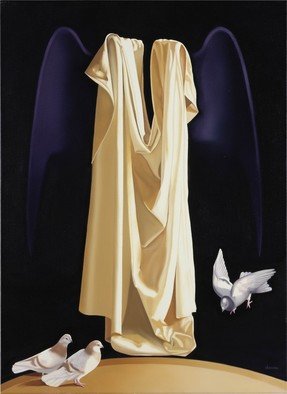 Carlos Dugos; The Golden Mantle, 2006, Original Painting Oil, 73 x 100 cm. 