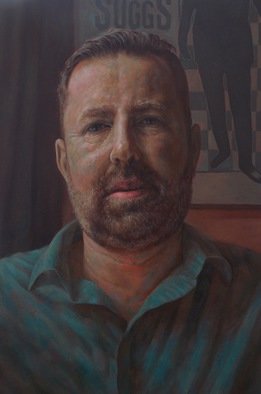 Charlie Parker; Mr Finley, 2016, Original Painting Oil, 50 x 75 cm. 
