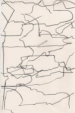 Michelle Daly; The Space Between 13th An..., 2007, Original Drawing Pen, 10 x 8 inches. 