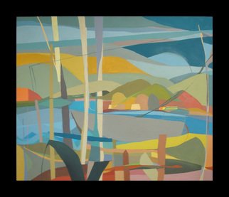 Michelle Daly; Where Land Meets Water, 2010, Original Painting Oil, 48 x 40 inches. Artwork description: 241  oil, abstract, ...