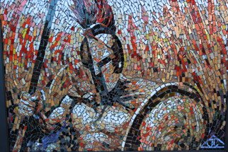 Jonathan  Cohen; MOSAIC SPARTAN, 2014, Original Mosaic, 2 x 3 inches. Artwork description: 241  SPARTAN FOR SALE $1,4002ft x 3ft ...