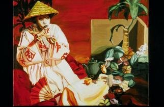 Lucille Coleman; Oriental Still Life And Figure, 2006, Original Painting Oil, 19 x 24 inches. Artwork description: 241 This is simultaneously a figurative and still life painting of a tea ceremony. A(c)2006 Lucille Coleman...