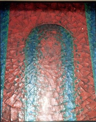 Geoffrey Holdsworth; Divination Confusion, 2001, Original Painting Oil, 40 x 60 inches. Artwork description: 241   Painted a few months before 9/ 11...
