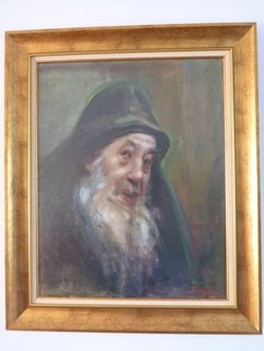 Danila Incze; Portrait Of A Monk, 2016, Original Painting Oil, 65 x 78 cm. Artwork description: 241 Monk from the Mount Athos, Greece.The theme of the Church's clerics and of the Mount Athos  Greece  has been explored by many of the great artists such as El Greco, Velasquez, Titian, and Rembrandt.The Monk from the Mount Athos throws a sorrowing glance to ...