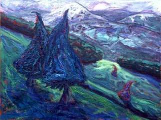 Dan Osmundson; Scenic Picnic, 1996, Original Painting Oil, 42 x 30 inches. 