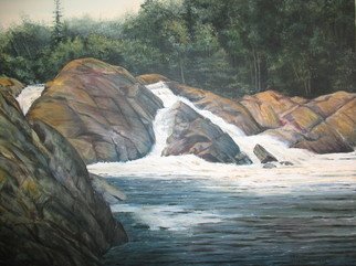 Devon Henderson; Chutes, After The Storm, 2011, Original Painting Acrylic, 30 x 24 inches. 